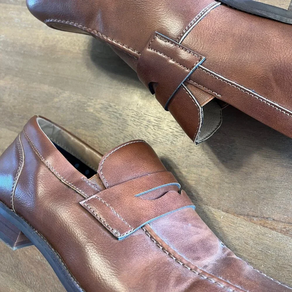 Curt & Larson Shoes Men US 11 M Brown Lyon Santos Casual Slip On‎ Loafers